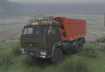 Мод Текстуры для KAmaZ 6520 - Переработка версия 1 для SpinTires (v03.03.16 и выше)