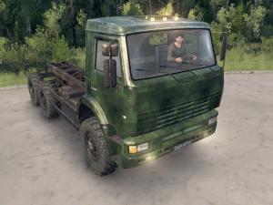 Мод Текстуры камуфляжа для КамАЗ-6520/6522, КрАЗ-255 и Урал-4320 v1 для SpinTires (v03.03.16)