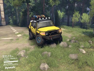 Мод Toyota FJ Cruiser TOY версия 1.0 для SpinTires (v2014)