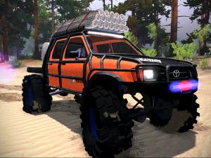 Мод Toyota Hilux 1996 «Orange» версия 31.07.17 для SpinTires (v03.03.16)