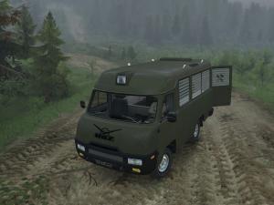 Мод Уаз-2925 версия 2.0 для SpinTires (v03.03.16)