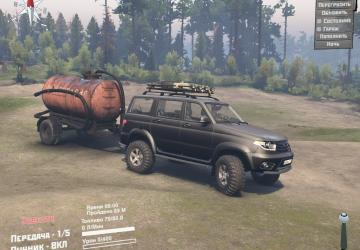 Мод УАЗ-3163 «Патриот» версия 0.9 для SpinTires (v03.16)