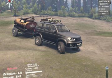 Мод УАЗ-3163 «Патриот» версия 0.9 для SpinTires (v03.16)