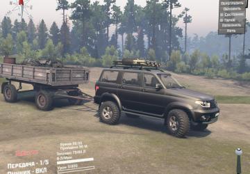 Мод УАЗ-3163 «Патриот» версия 0.9 для SpinTires (v03.16)