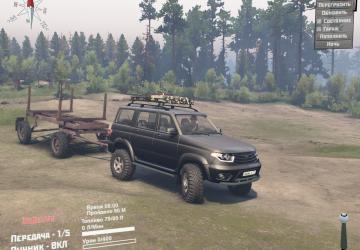 Мод УАЗ-3163 «Патриот» версия 0.9 для SpinTires (v03.16)