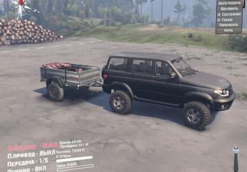 Мод УАЗ-3163 «Патриот» версия 1.0 для SpinTires (v03.03.16)