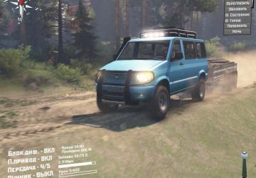 Мод УАЗ-3165 «Симба» версия 1.0 для SpinTires (v03.03.16)