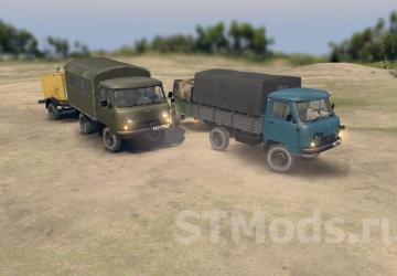 Мод УАЗ-452 Бортовой версия 13.12.19 для SpinTires (v03.03.16)
