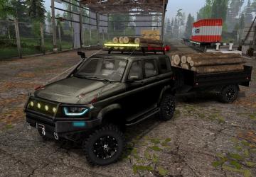 Мод Уаз Патриот (uaz 3163) Off Road версия 0.1 для SpinTires (v03.03.16 - v1.7.1)