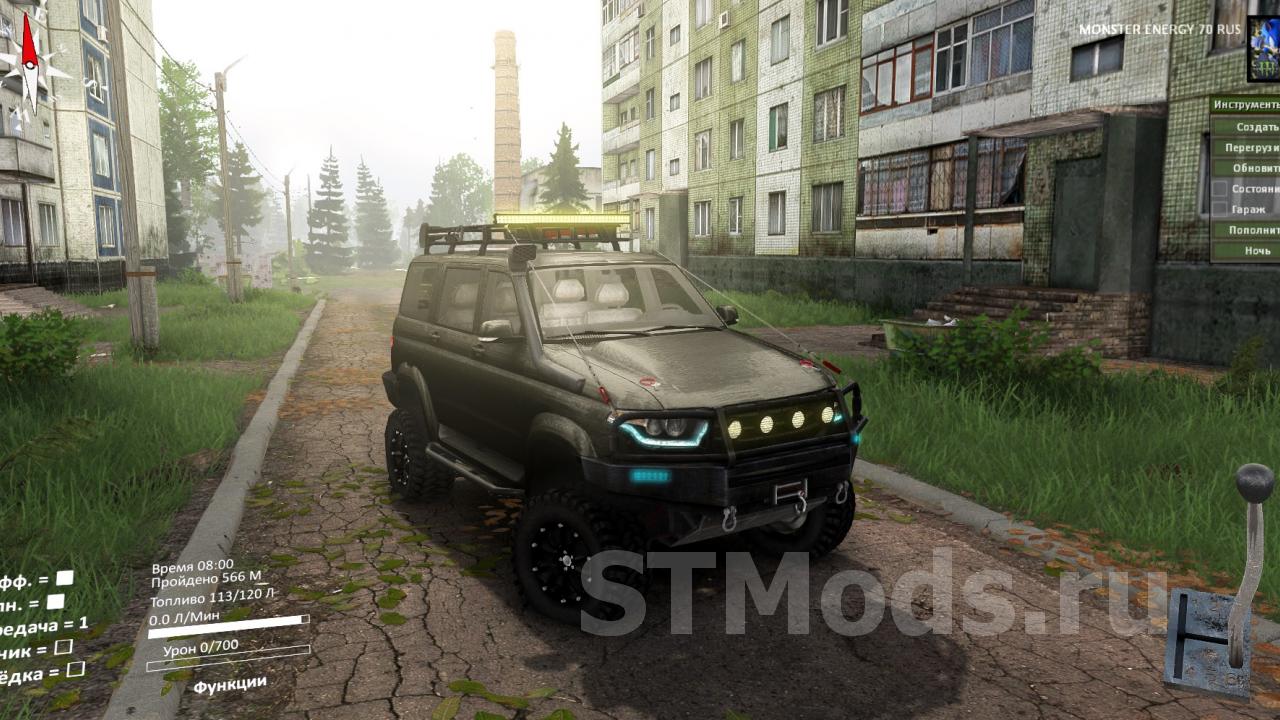 Скачать мод Уаз Патриот (uaz 3163) Off Road версия 0.1 для SpinTires  (v03.03.16 - v1.7.1)