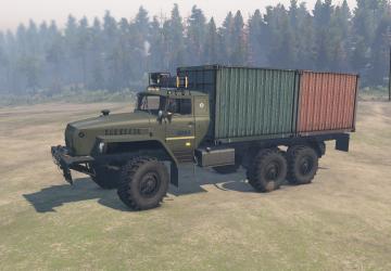 Мод UrAL 4320-40 Sortimentovoz версия 1 для SpinTires (v03.03.16 и выше)