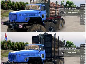 Мод Урал-6614 «MEGA» версия 2 для SpinTires (v03.03.16)