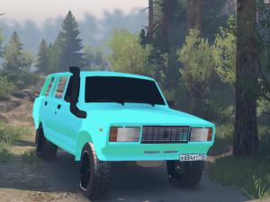 Мод Ваз-2104 «Чётенькая четвёрка» версия 1.1 для SpinTires (v03.03.16)
