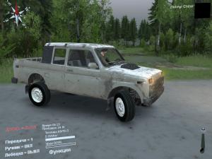Мод ВАЗ-2329 LADA 4x4 Pickup версия 1.0 для SpinTires (v03.03.16)
