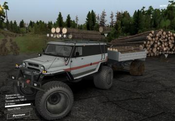 Мод Вездеход Uaz Bear «Медведь» версия 1.0 для SpinTires (v03.03.16 - v1.6.1)