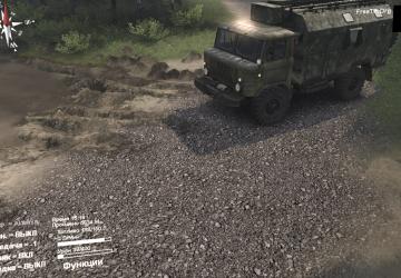 Мод Замена асфальта на щебень версия 1.1 для SpinTires (v03.03.16)