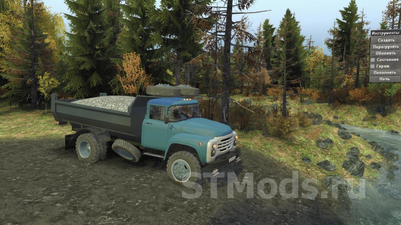 Скачать мод Зил-130 4x4 версия 4.0 для SpinTires (v03.03.16)