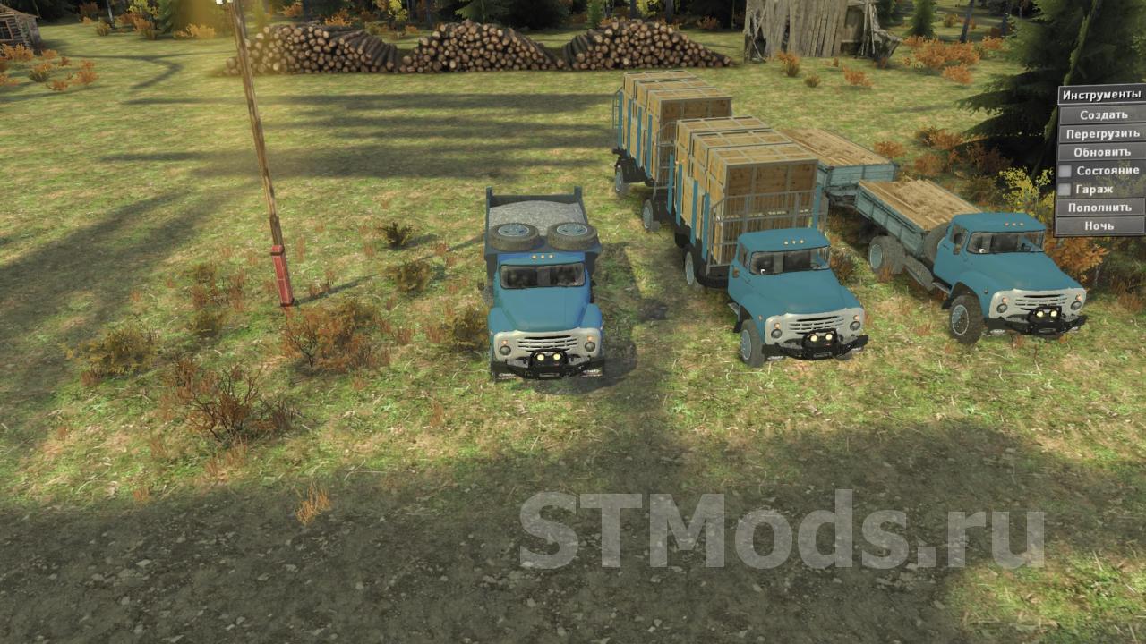 Скачать мод Зил-130 4x4 версия 4.0 для SpinTires (v03.03.16)