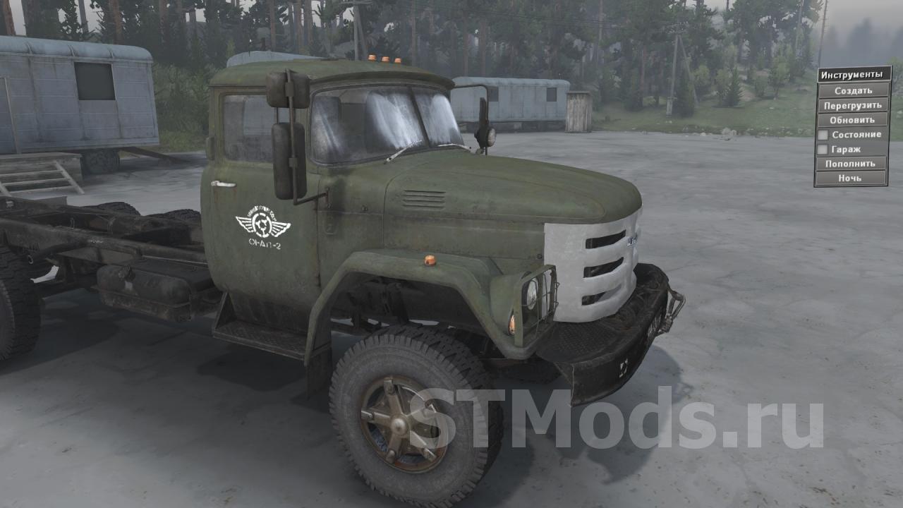 Скачать мод ЗиЛ 131-(133) 6x6 версия 1 для SpinTires (v03.03.16)