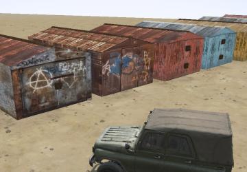 Объекты гаражи версия 1 для Spintires: MudRunner (v10.06.19)