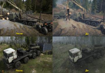 Реалистичная графика без потерь версия 1.4 для Spintires: MudRunner (v19.11.18)