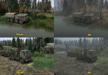 Реалистичная графика без потерь версия 1.9 для Spintires: MudRunner (v22.03.19)