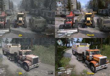 Реалистичная графика + фикс ReShade & ST mod v1.2 для Spintires: MudRunner (v18.10.18)