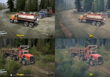 Реалистичная графика + фикс ReShade & ST mod v2.0 для Spintires: MudRunner (v19.11.18)