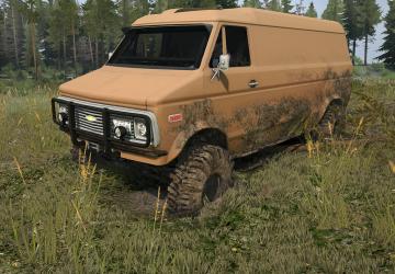 Мод 1975 Chevy G10 Van версия 06.01.19 для Spintires: MudRunner (v19.11.18)