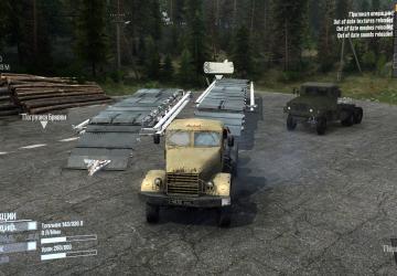 Мод A Frame Bridge Trailer 5 версия 1.0 для Spintires: MudRunner (v14.08.19)