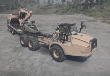 Мод Cat 745c версия 2.0 для Spintires: MudRunner (v10.06.19)