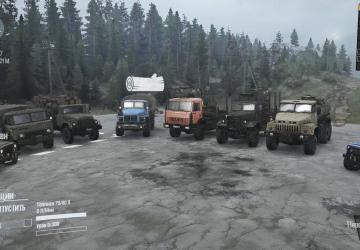 Мод Дефолтный транспорт + физика версия 30.12.19 для Spintires: MudRunner (v17.09.19)