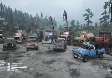 Мод Дефолтный транспорт + физика версия 30.12.19 для Spintires: MudRunner (v17.09.19)