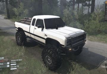 Мод Dodge Ram W250 1991 версия 2 для Spintires: MudRunner (v29.01.18)