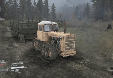 Мод ДТ-75 версия тест для Spintires: MudRunner (v29.01.18)