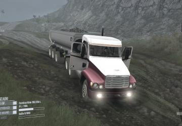 Мод Freightliner Century Class Day Cab версия 1 для Spintires: MudRunner (v29.01.18)
