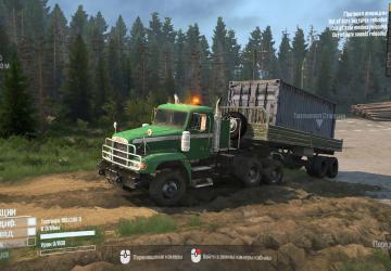 Мод Freightliner M916A1 версия 1.0 для Spintires: MudRunner (v14.08.19)