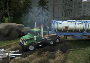 Мод Freightliner M916A1 версия 1.2 для Spintires: MudRunner (v25.02.21)