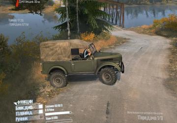 Мод Газ-69 Простой (не командирский) версия 25.02.21 для Spintires: MudRunner (v25.02.21)