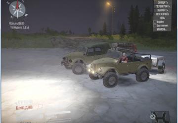 Мод ГАЗ-69а и ГАЗ-69б версия 18.10.18 для Spintires: MudRunner (v18.10.18)