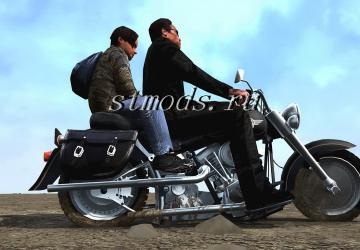 Мод Harley Davidson Fatboy версия 28.02.19 для Spintires: MudRunner (v19.11.18)