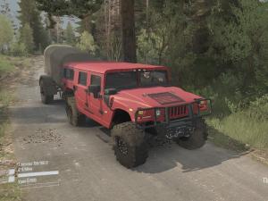 Мод Hummer H1 Red версия 1.1 для Spintires: MudRunner (v07.11.17)