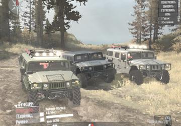 Мод Hummer H1 Trio версия 1.1 для Spintires: MudRunner (v29.01.18)