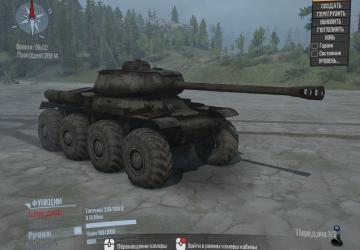 Мод IS-2 (ИС-2) на колёсах для Spintires: MudRunner (v25.02.21)