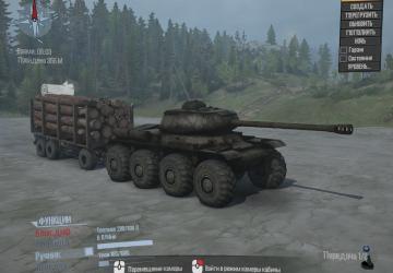 Мод IS-2 (ИС-2) на колёсах для Spintires: MudRunner (v25.02.21)