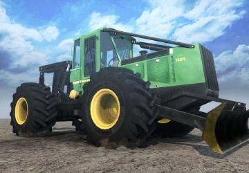Мод John Deere 748H Skidder версия 30.01.19 для Spintires: MudRunner (v19.11.18)