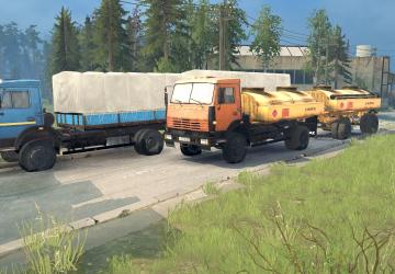 Мод Камаз 43253 версия 1 для Spintires: MudRunner (v18.10.18)