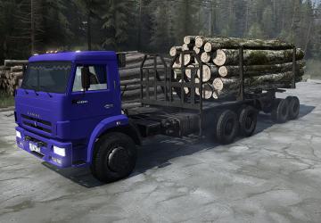 Мод КамАЗ-45143 версия 31.08.18 для Spintires: MudRunner (v18/05/21)
