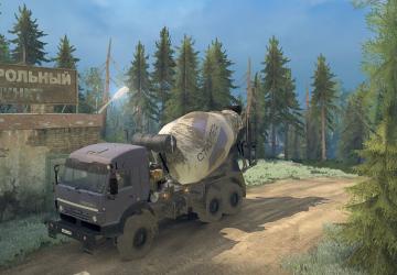 Мод Камаз-53501 «Строитель» версия 1.0 для Spintires: MudRunner (v18/05/21)