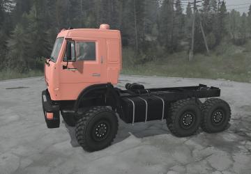 Мод КамАЗ 54115, 54115-Turbo версия 27.12.21 для Spintires: MudRunner (v25.02.21)